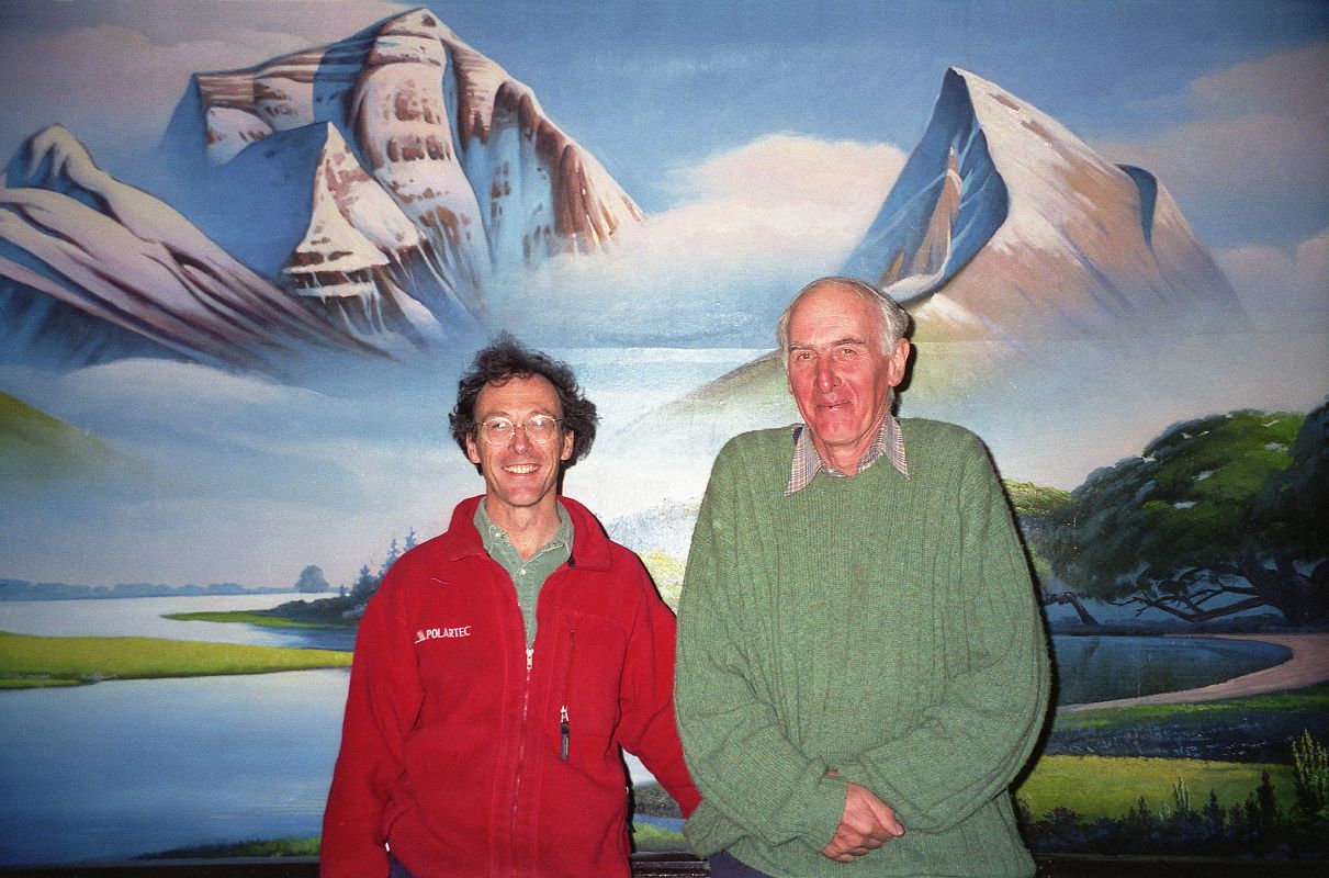 5 6 Stephen Venables And Bill Norton At Lhasa Airport 1998